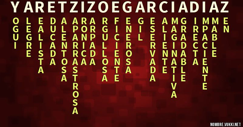 Acróstico yaretzi zoé garcía díaz