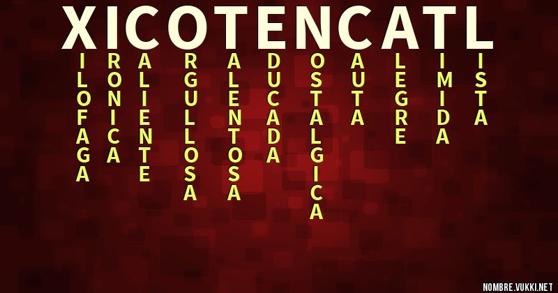 Acróstico xicotencatl