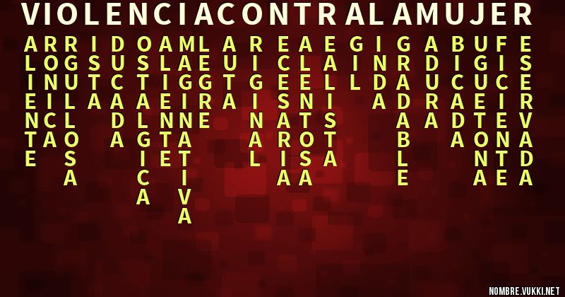 Acróstico violencia contra la mujer