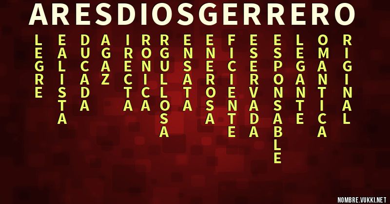Acróstico ares dios gerrero