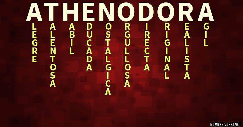 Acróstico athenodora