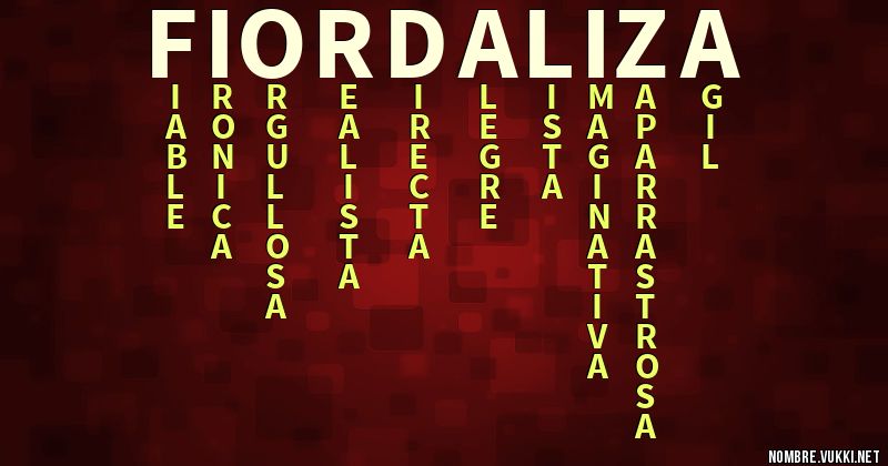 Acróstico fior d'aliza