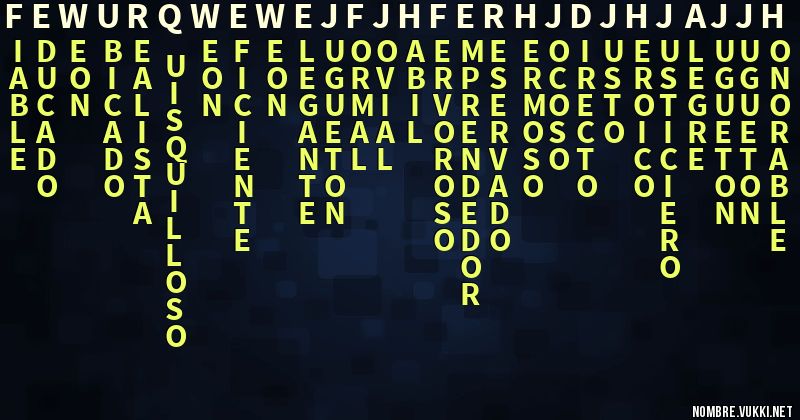 Acróstico fewur3qwewejfjhferhjdjhjajjh