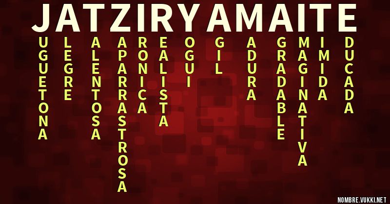 Acróstico jatziry amaite