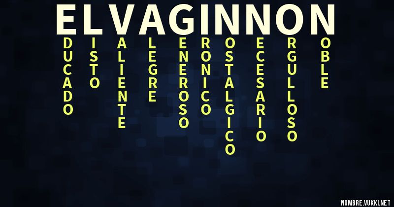 Acróstico elva ginnon