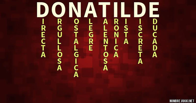 Acróstico dona tilde