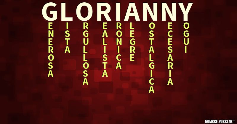 Acróstico glorianny