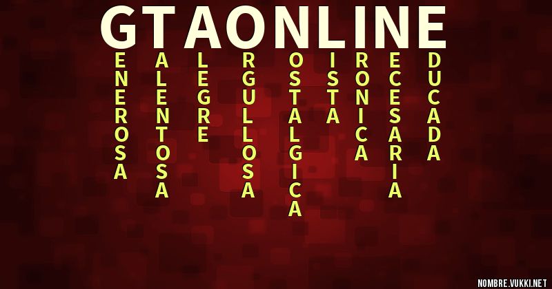 Acróstico gta online