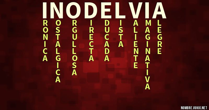 Acróstico inodelvia