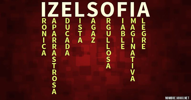 Acróstico izel sofia