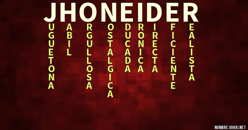 Acróstico jhon eider