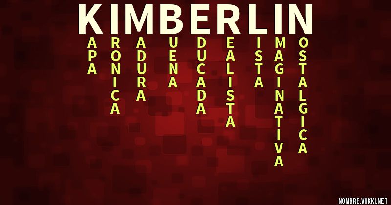 Acróstico kimberlin