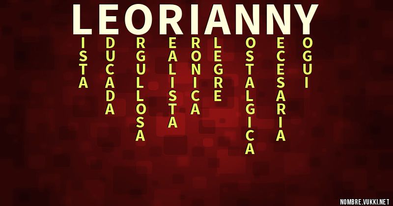 Acróstico leorianny