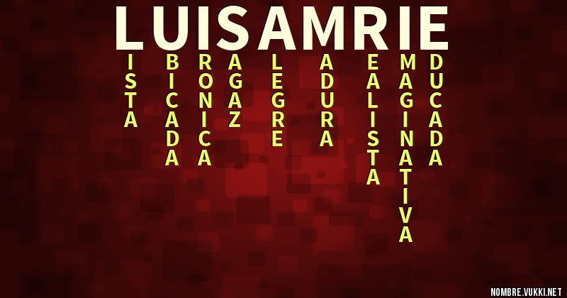 Acróstico luisamrie