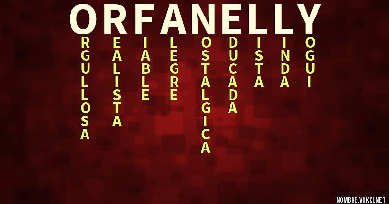 Acróstico orfa nelly