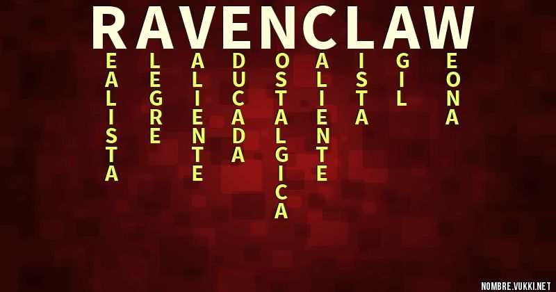 Acróstico ravenclaw