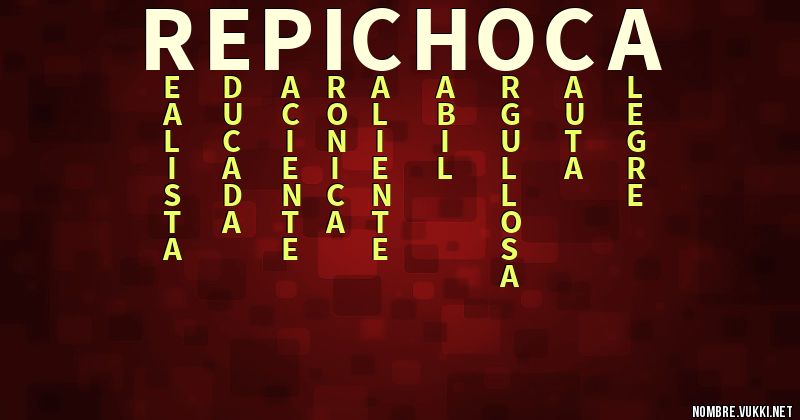 Acróstico repichoca