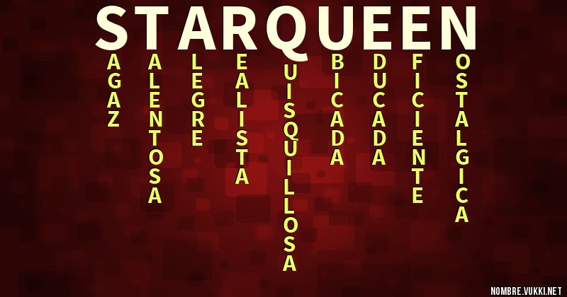 Acróstico star queen