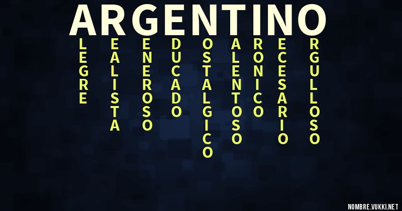 Acróstico argentino