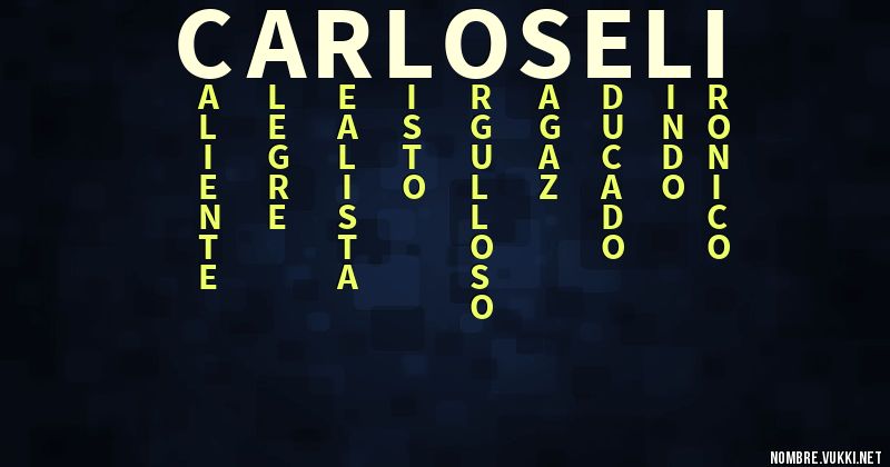 Acróstico carlos elí