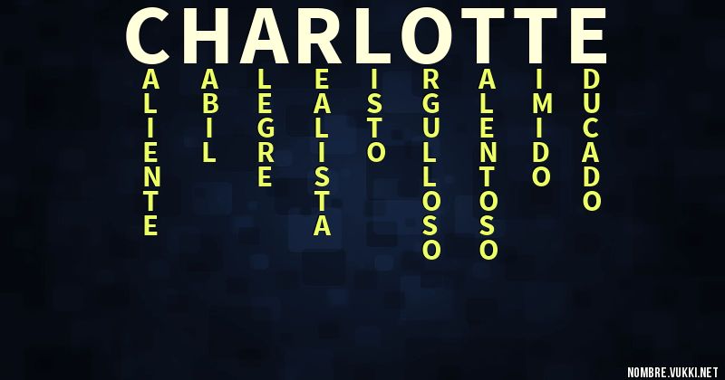 Acróstico charlotte