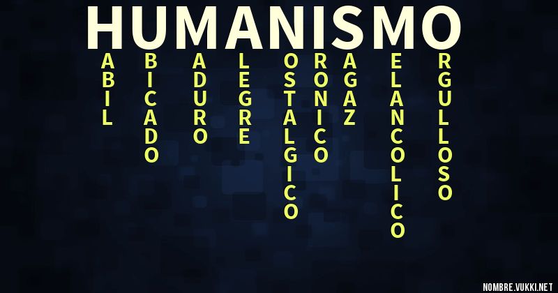 Acróstico humanismo