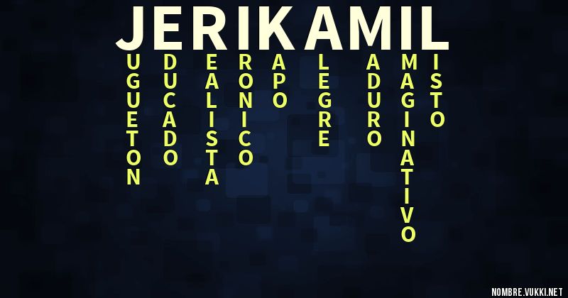 Acróstico jerik amil