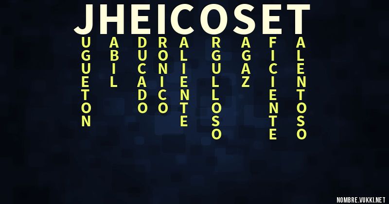 Acróstico jheicoset