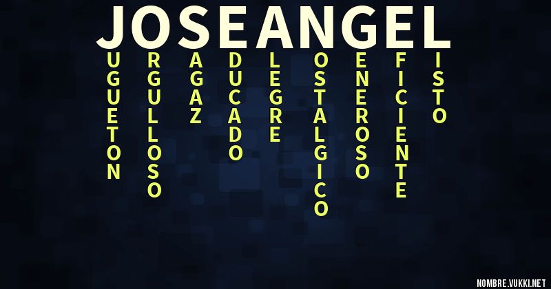 Acróstico josé angel