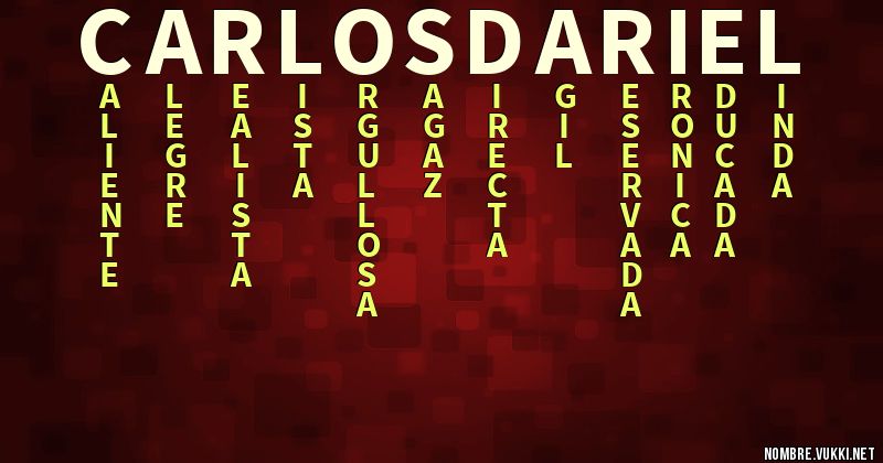Acróstico carlos dariel