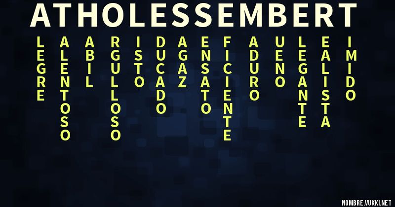 Acróstico atholessembert