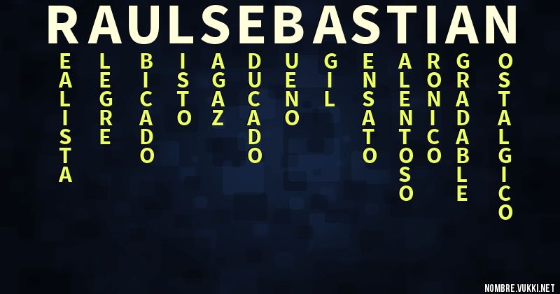 Acróstico raúl sebastian