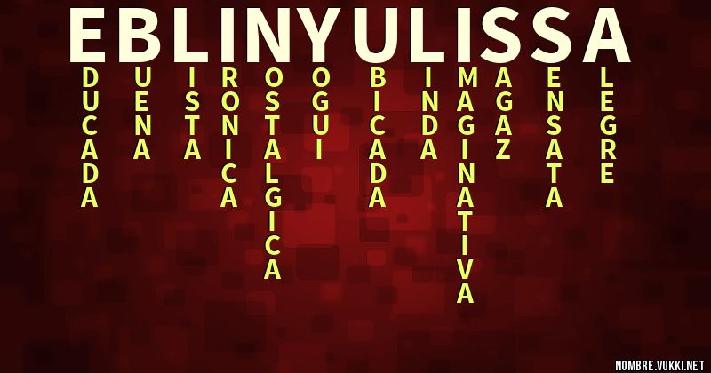 Qué Significa El Nombre De Yulissa 21+ Significado De Yulissa Pics - Simbolo