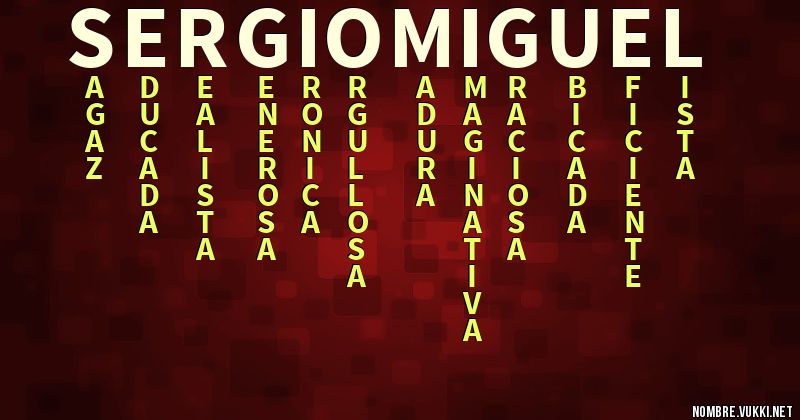 Acróstico sergio miguel