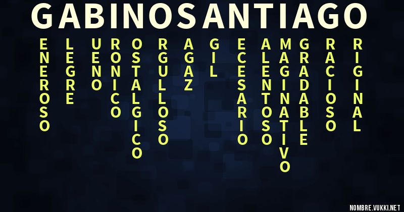 Acróstico gabino santiago