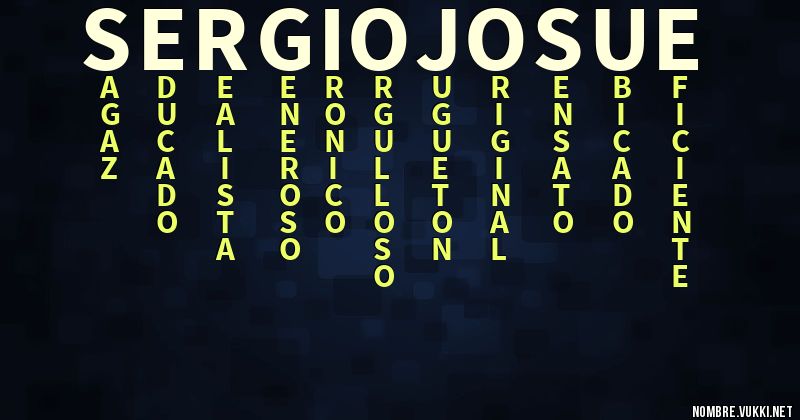 Acróstico sergio josue