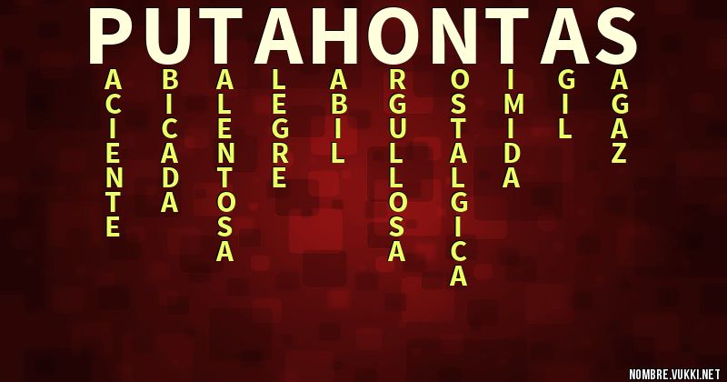 Acróstico putahontas