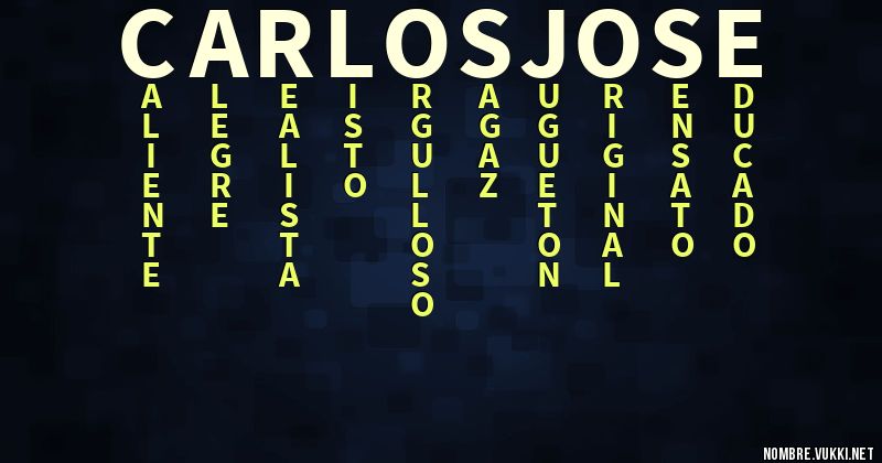 Acróstico carlos jose