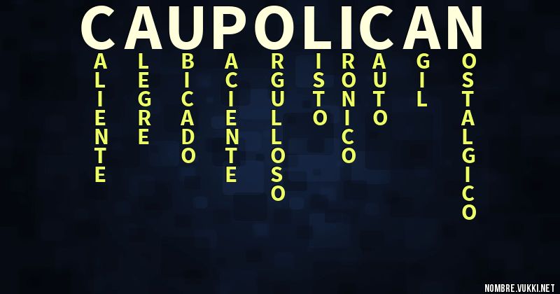 Acróstico caupolicán