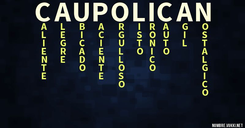 Acróstico caupolican