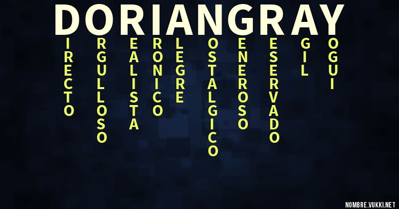 Acróstico dorian gray