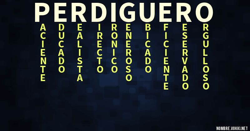 Acróstico perdiguero