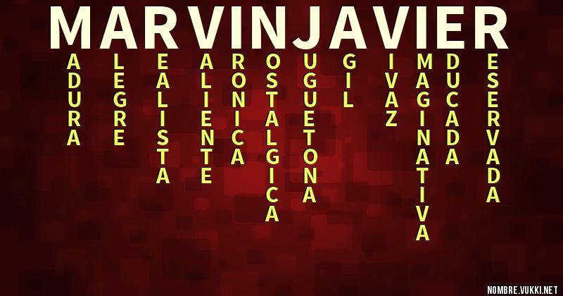 Acróstico marvin javier