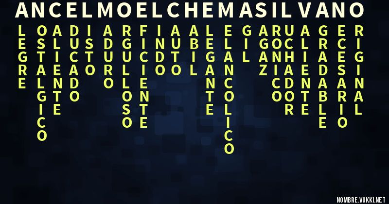 Acróstico ancelmo .el chema silvano