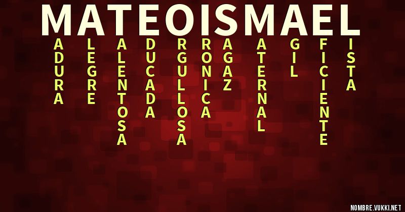 Acróstico mateo ismael