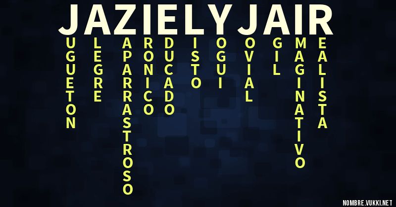 Acróstico jaziel y jair