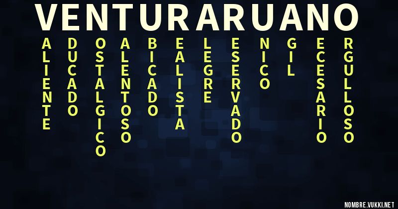Acróstico ventura ruano