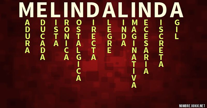 Acróstico melinda linda