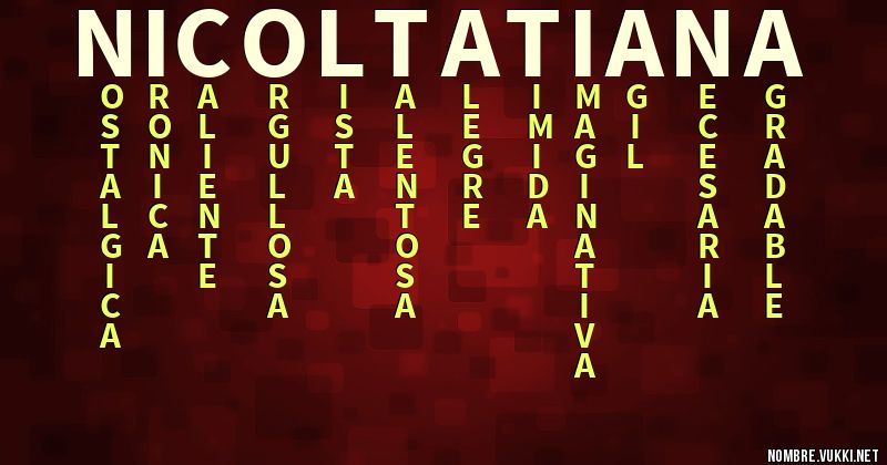 Acróstico nicol tatiana