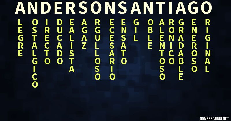 Acróstico anderson santiago